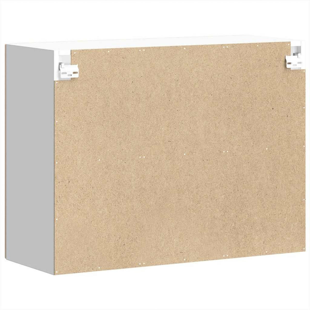 KÜCHEN-HÄNGESCHRANK Mit Glastür Sonoma-Eiche Holzwerkstoff - Braun, Holzwerkstoff (31/60/80cm) - vidaXL