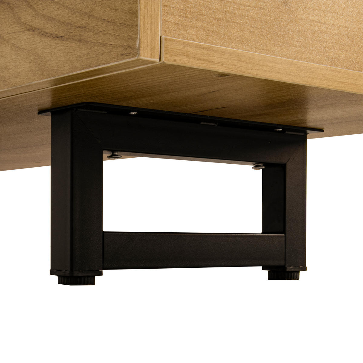 TV-SCHRANK 191cm 5 Türen modern Stauraum TV-Ständer - Naturfarben, Holzwerkstoff (38/46.5/191cm) - FLIEKS