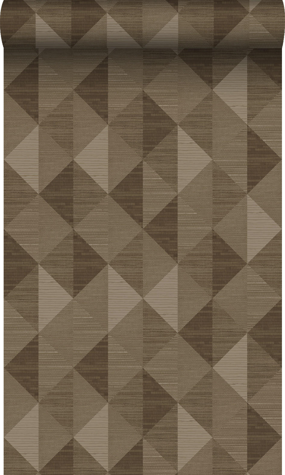 TAPETE 3D Grasmuster 50 x 900 cm - Braun, Papier (50/900cm) - Origin Wallcoverings