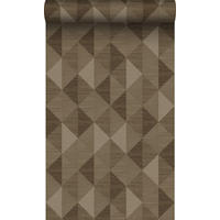 TAPETE 3D Grasmuster 50 x 900 cm - Braun, Papier (50/900cm) - Origin Wallcoverings