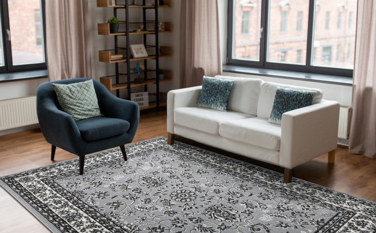 TEPPICH MORAD 120/170 cm - Grau, Textil (120/170cm) - rugsX