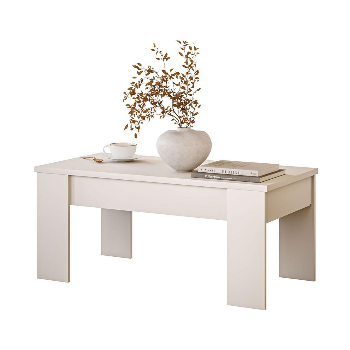 COUCHTISCH APERTO ausklappbar - Kaschmir, Holzwerkstoff (50/100/45cm) - Lookway