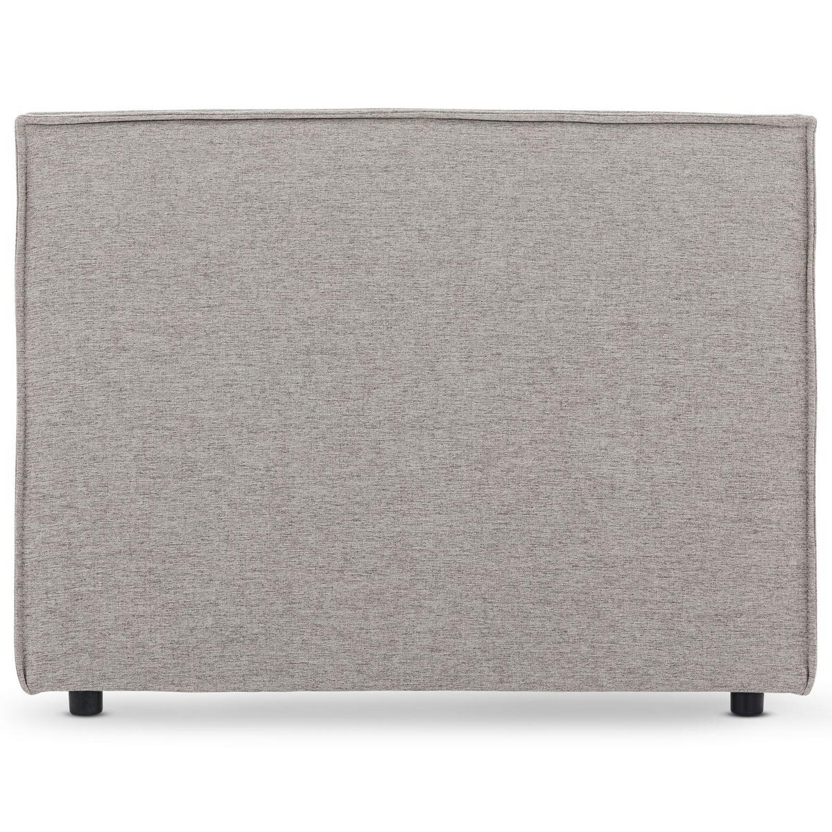 KOPFTEIL ANISA 90x190 cm grau - Grau, Textil (91/69/6cm) - IDIMEX