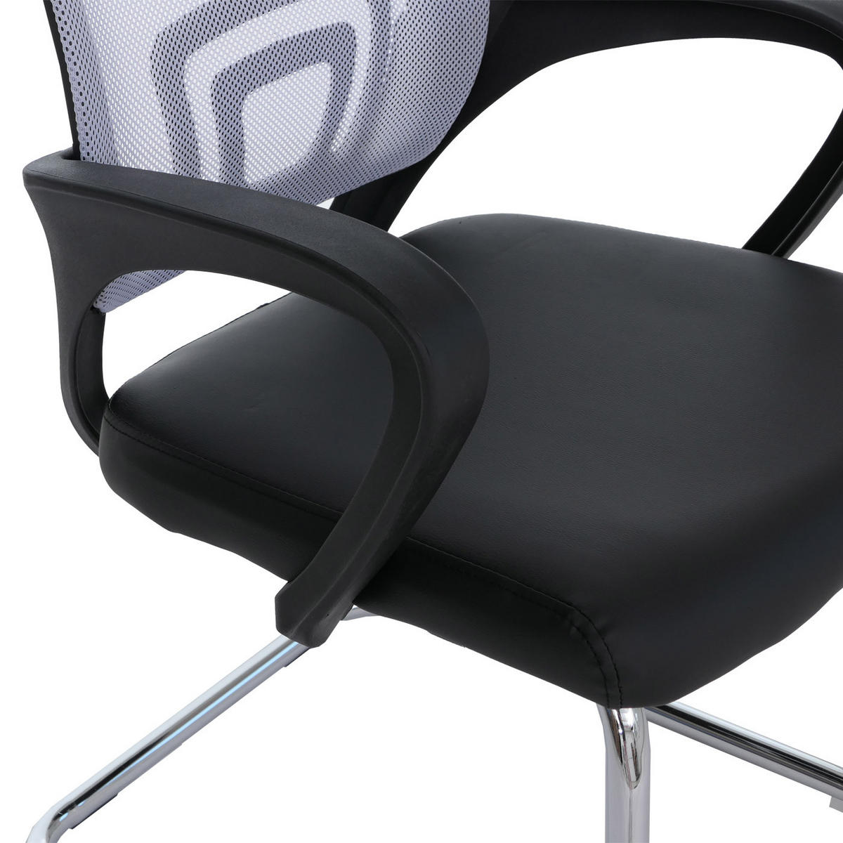 KONFERENZSTUHL Weiß 2er-Set - Weiß, Kunststoff (57/92/59cm) - MCW