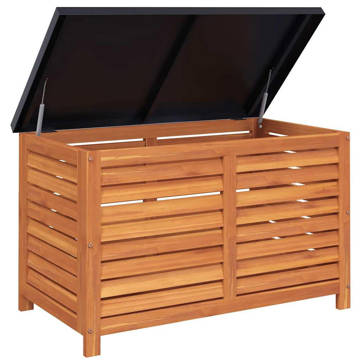GARTENBOX 90/48/55 Cm Massivholz Eukalyptus - Braun, Holz (48/55/90cm) - vidaXL