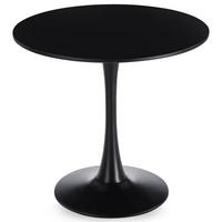 ESSTISCH LOIRE schwarz - Schwarz, Holzwerkstoff/Metall (80/80/73cm) - IDIMEX