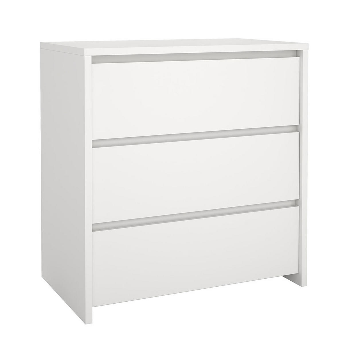 KOMMODE, Next, Weiß, Holzwerkstoff, 80 x 48 x 84 cm - Weiß, Holzwerkstoff (80/84/48cm) - ebuy24