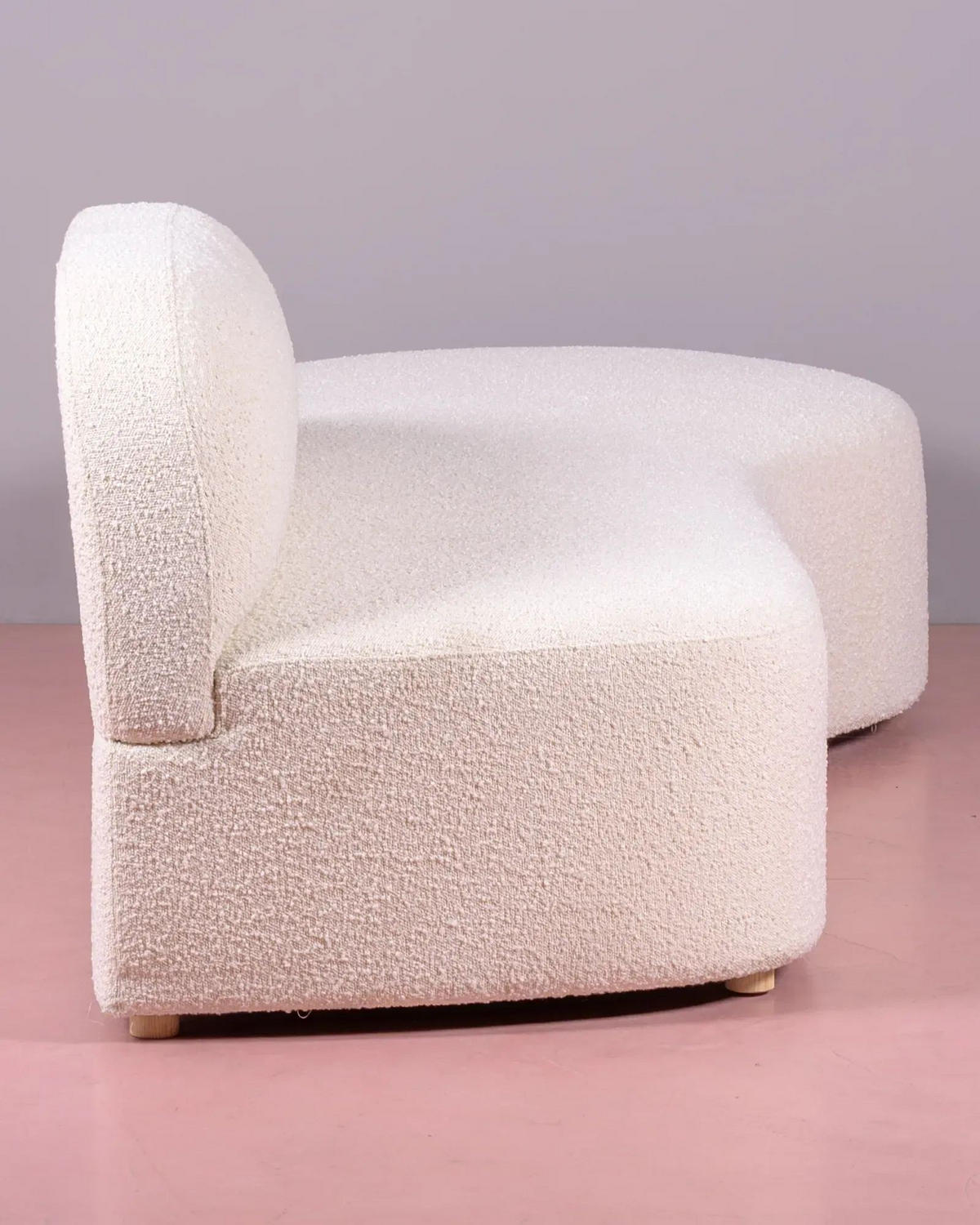 SOFA Textil Weiß - Weiß, Textil (230/74/98cm) - Nest Dream