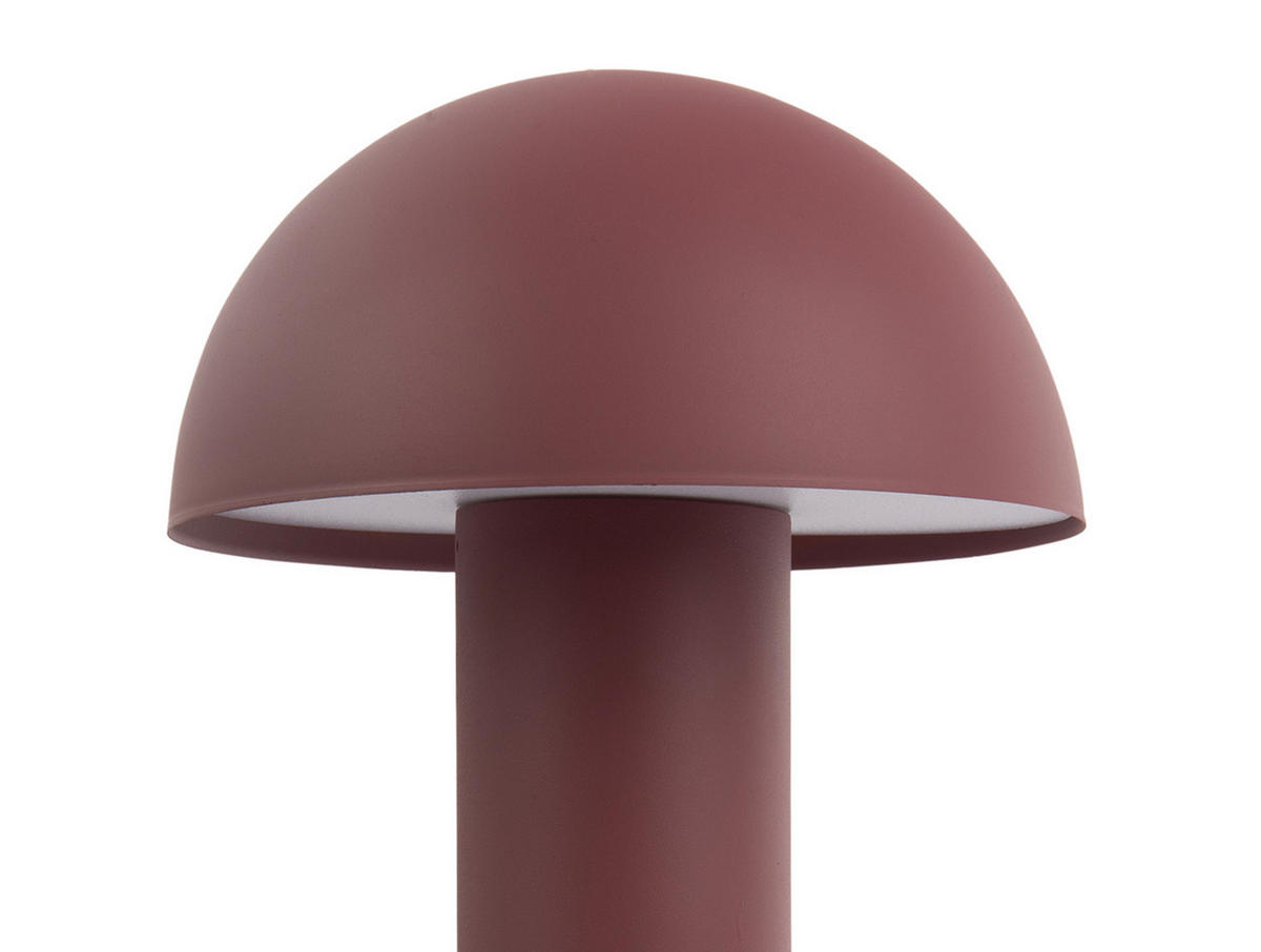 TISCHLAMPE Fuego 15/5/24 cm - Rot, Metall (15/5/24cm) - Leitmotiv