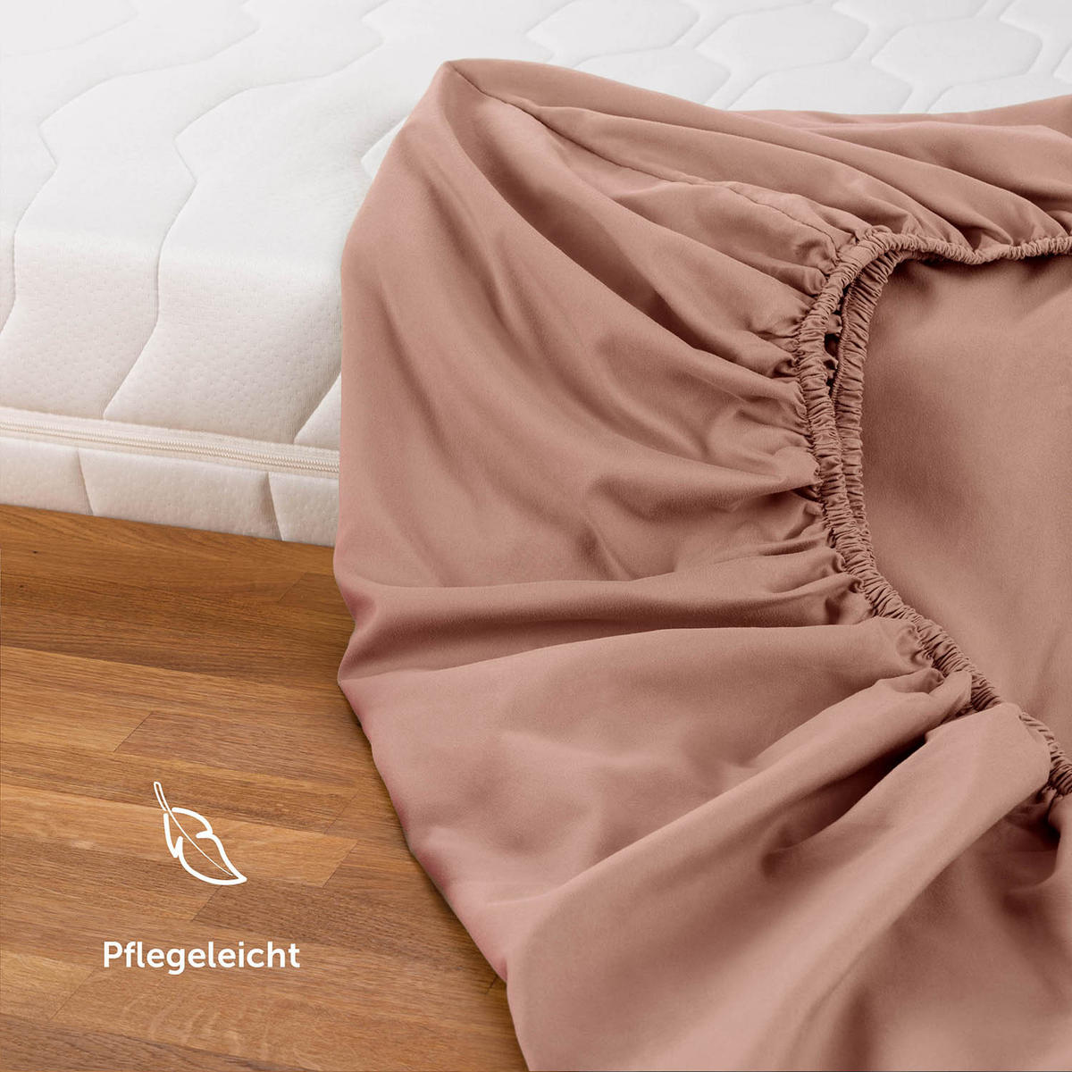 SPANNBETTLAKEN 80/200/30 cm Rosa - Rosa, Textil (80/200cm) - Blumtal