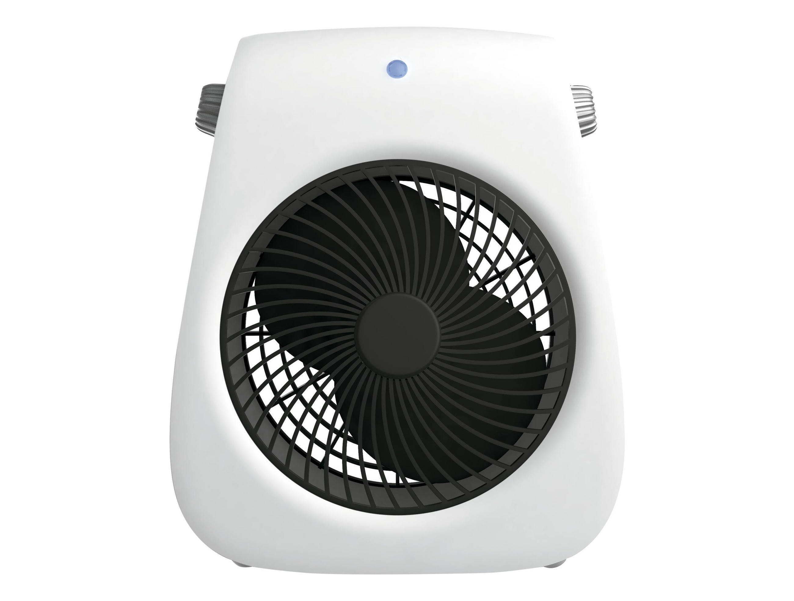 STAND-THERMOVENTILATOR Weiß mit Leistungskontrolle 2000 W - Weiß, Kunststoff (21/27/14cm) - Purline