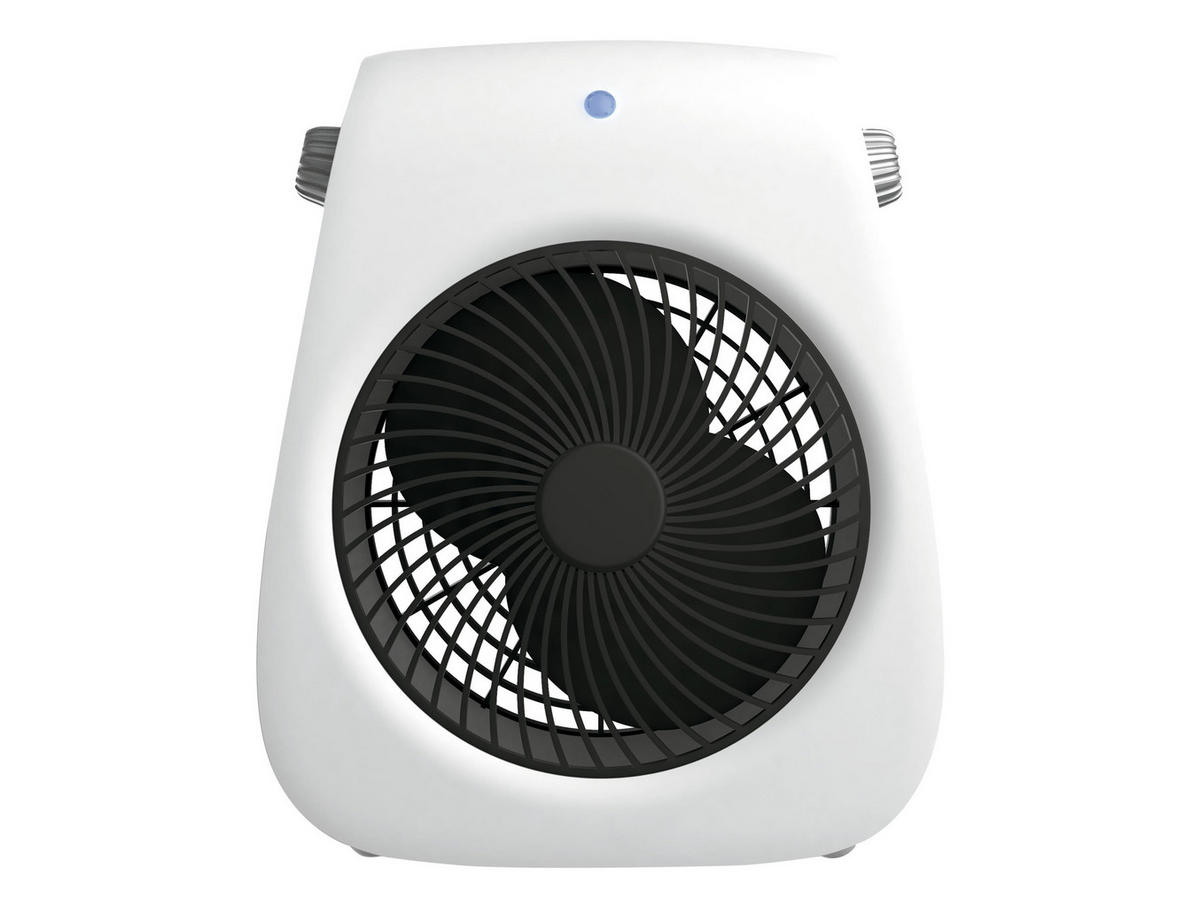 STAND-THERMOVENTILATOR Weiß mit Leistungskontrolle 2000 W - Weiß, Kunststoff (21/27/14cm) - Purline
