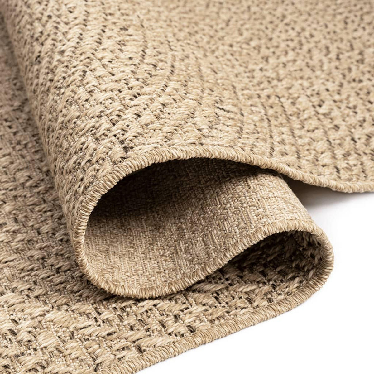 TEPPICH Zizur fur Indoor und Outdoor 240/340 cm aus PP in Jute-Optik - Braun, Kunststoff/Textil (240/340cm) - vidaXL