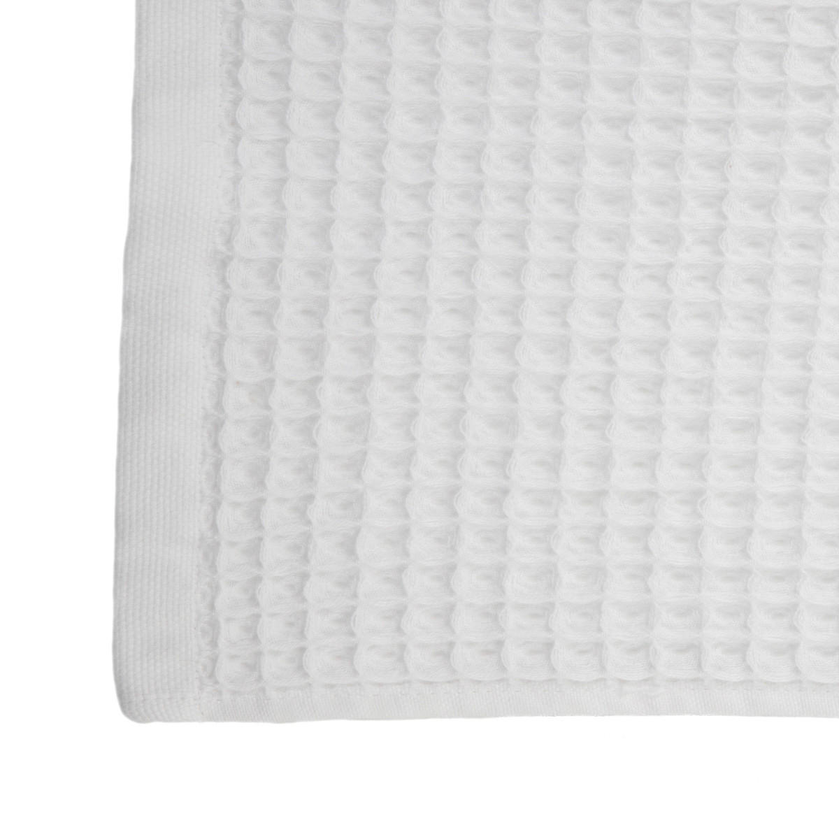 BADETUCH Vaffel weiß 100/150 cm - Weiß, Textil (100/150cm) - Homla