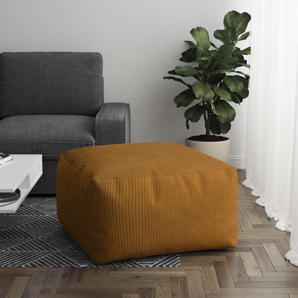 Thumbnail - Dreamroots Sitzsack, Dunkelorange, Textil, 70x40x70 cm, Oeko-Tex® Standard 100, Wohnzimmer, Hocker, Poufs