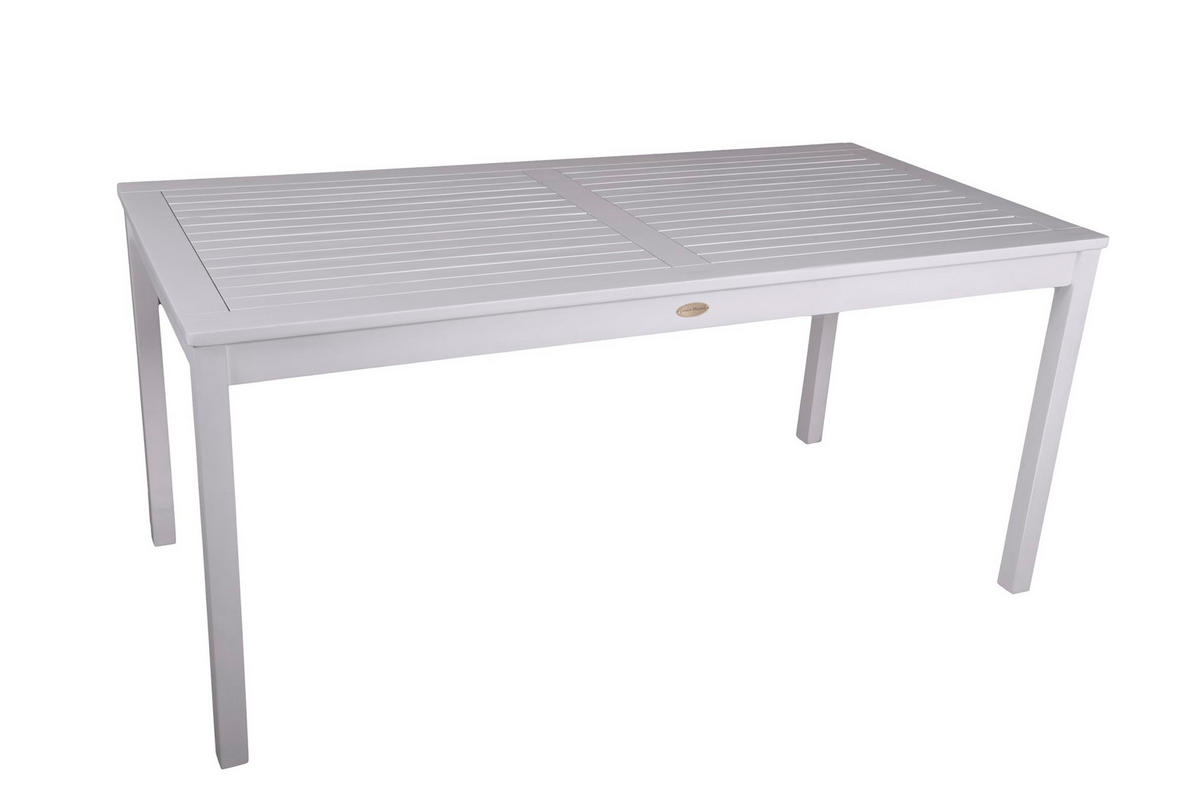 GARTEN-SITZGRUPPE Lyon 5-teilig Gartenmöbel-Set - Weiß, Holz - DELUKE