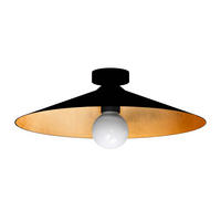 DECKENLEUCHTE - Goldfarben, Metall (40/40/14cm) - Lumicom
