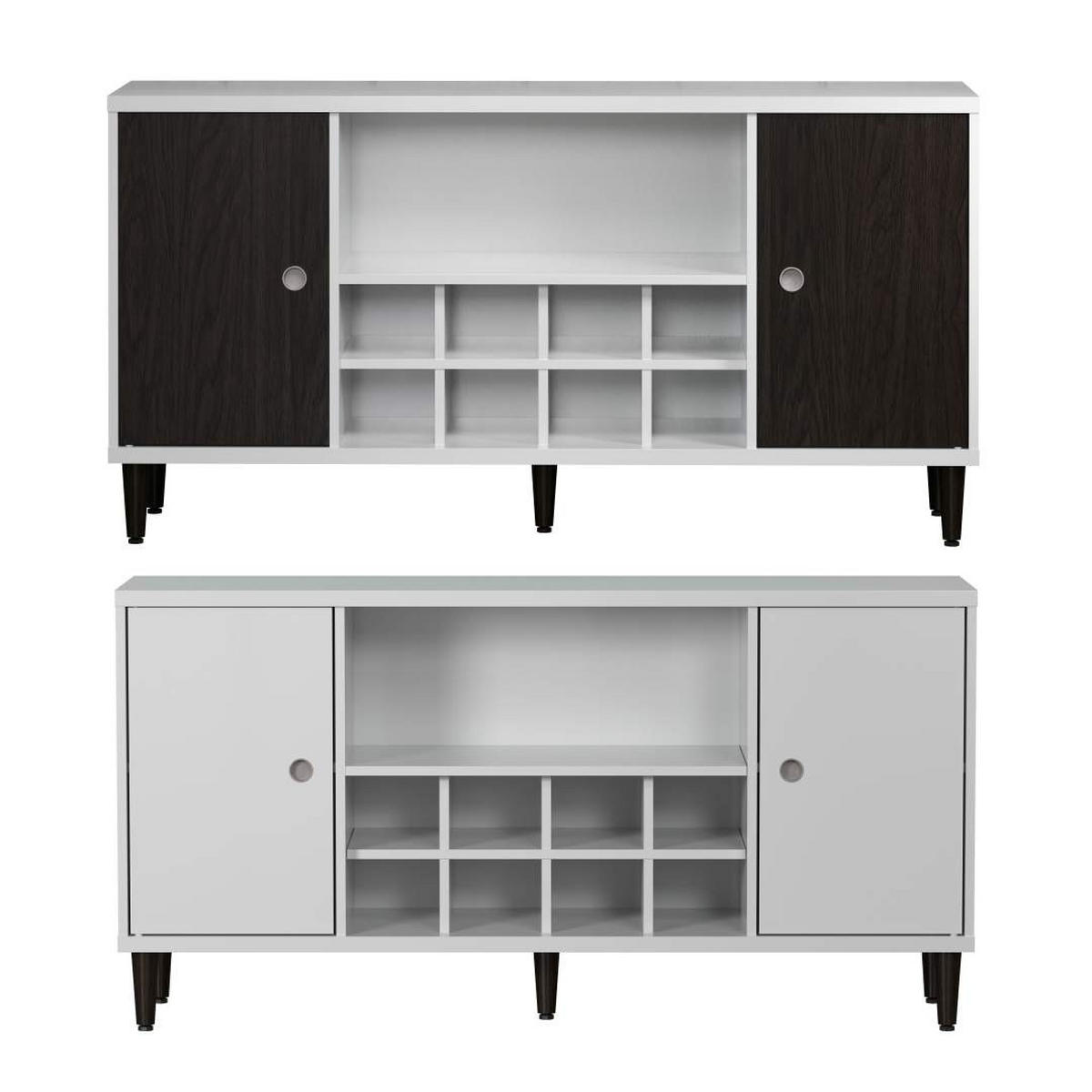 SIDEBOARD Evolution Weiß lackiert 136/36/70 cm - Weiß, Holzwerkstoff (136/70/36cm) - ebuy24