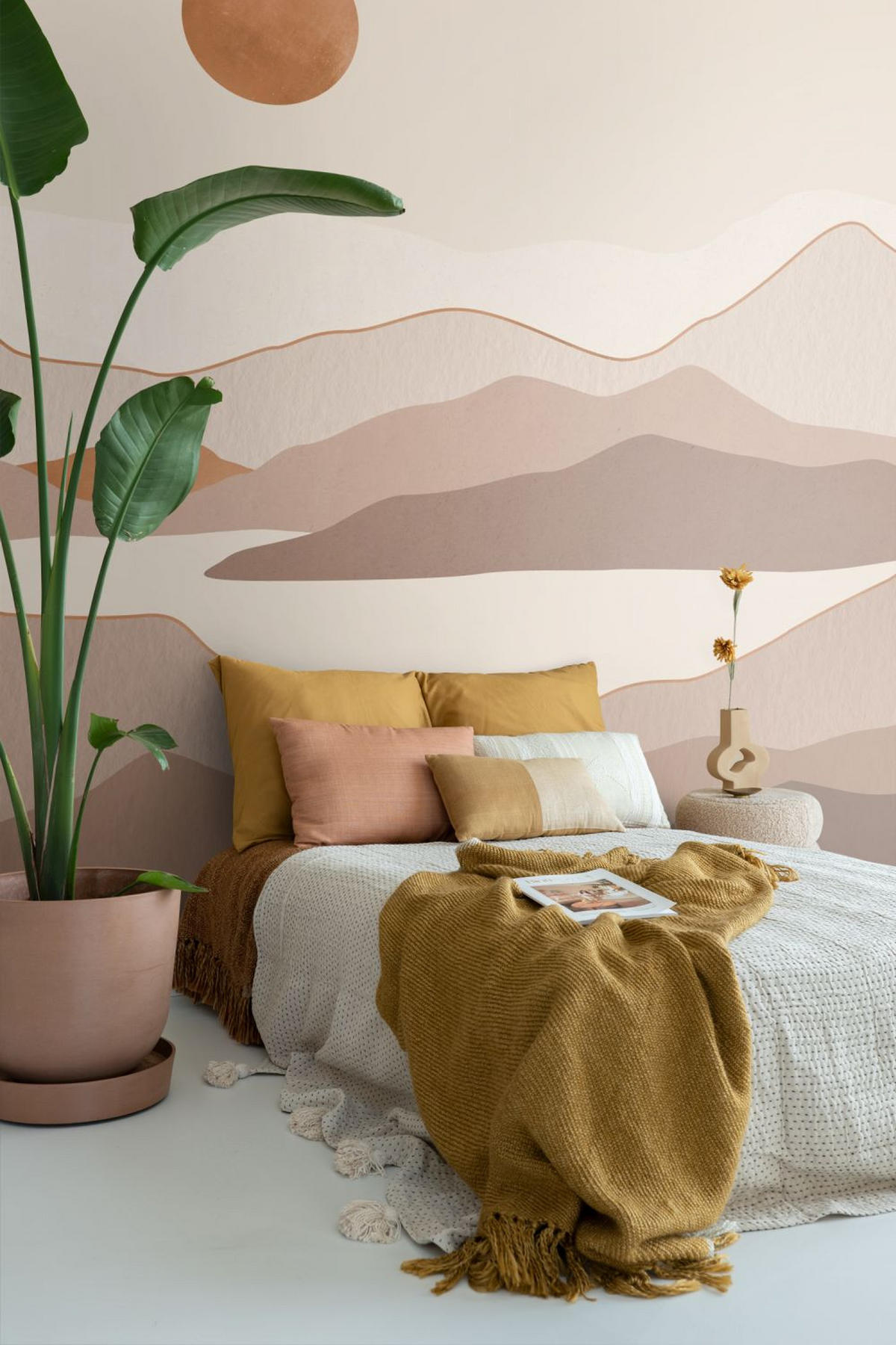 FOTOTAPETE Wüstenlandschaft 250 x 279 cm - Braun, Papier (250/279cm) - ESTAhome