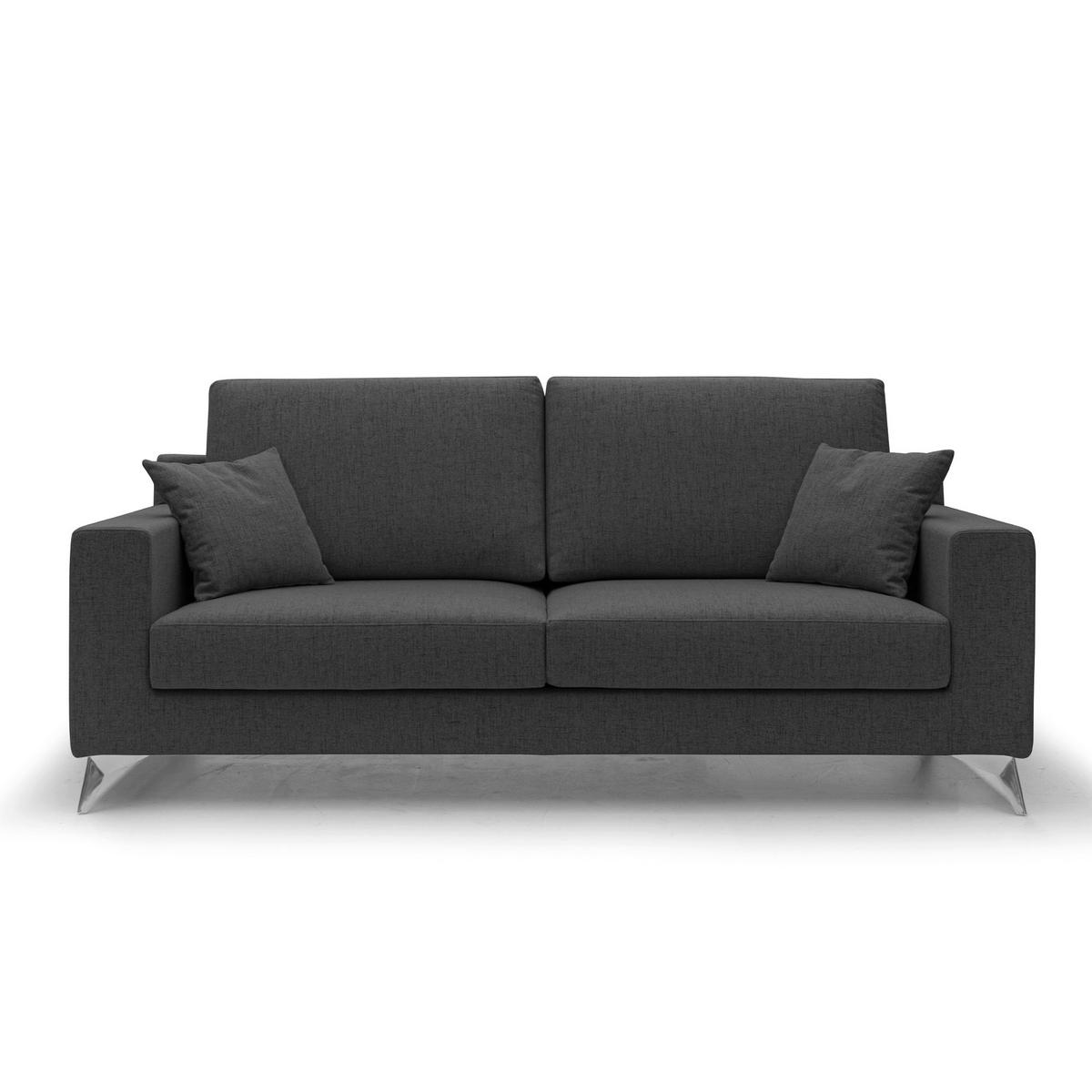 LINEARSOFA Michael - Anthrazit, Textil (206/95/91cm) - Divani.store