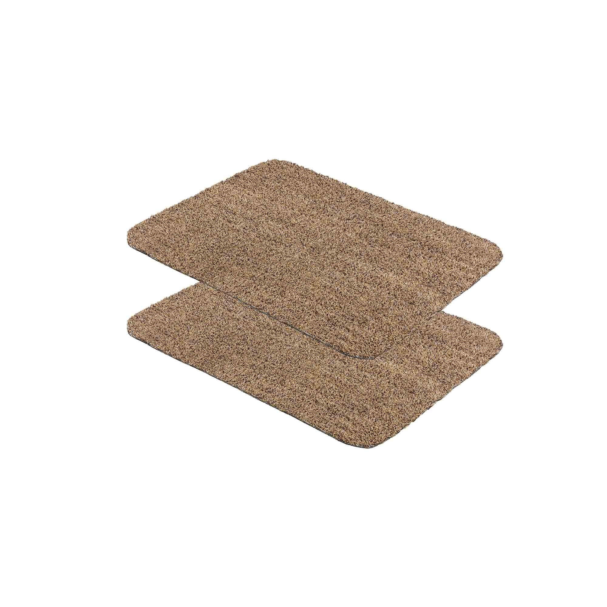 FUSSMATTE WASCHBAR ENTRA 2ER SET - Beige, Textil (60/75cm) - Astra