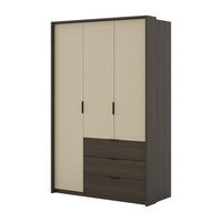 DREHTÜRENSCHRANK MOLAVO 139/217/63 cm 3-türig Eiche Dunin - Eichefarben, Holzwerkstoff (139/217/63cm) - MASSENO