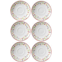 ESPRESSOUNTERTASSEN Shanti bunt ø 12.0 cm 6er Set - Multicolor, Keramik (12cm) - Ritzenhoff Breker