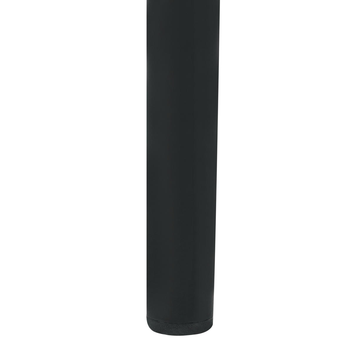 ESSZIMMERSTUHL 2er-Set Polyrattan Schwarz Corvallis - Schwarz, Kunststoff (48/83/58cm) - Beliani