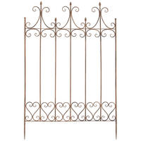 RANKGITTER Fliehs antik braun - Braun, Metall (100/150/2cm) - TPFLiving