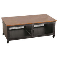 COUCHTISCH Schwarz, Braun - Schwarz/Braun, Holz (60/120/45cm) - MCW