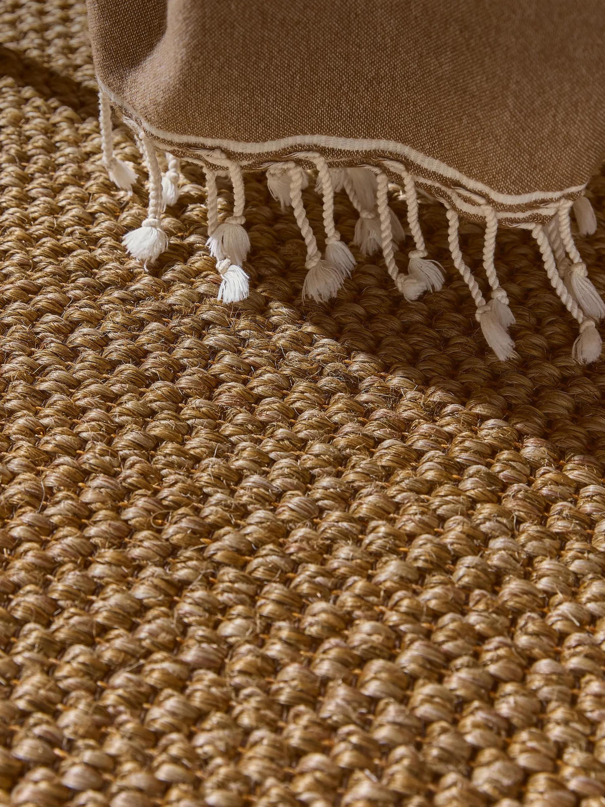 SISALTEPPICH Greta Cream 140x200 cm - Creme, Textil (140/200cm) - benuta Pure