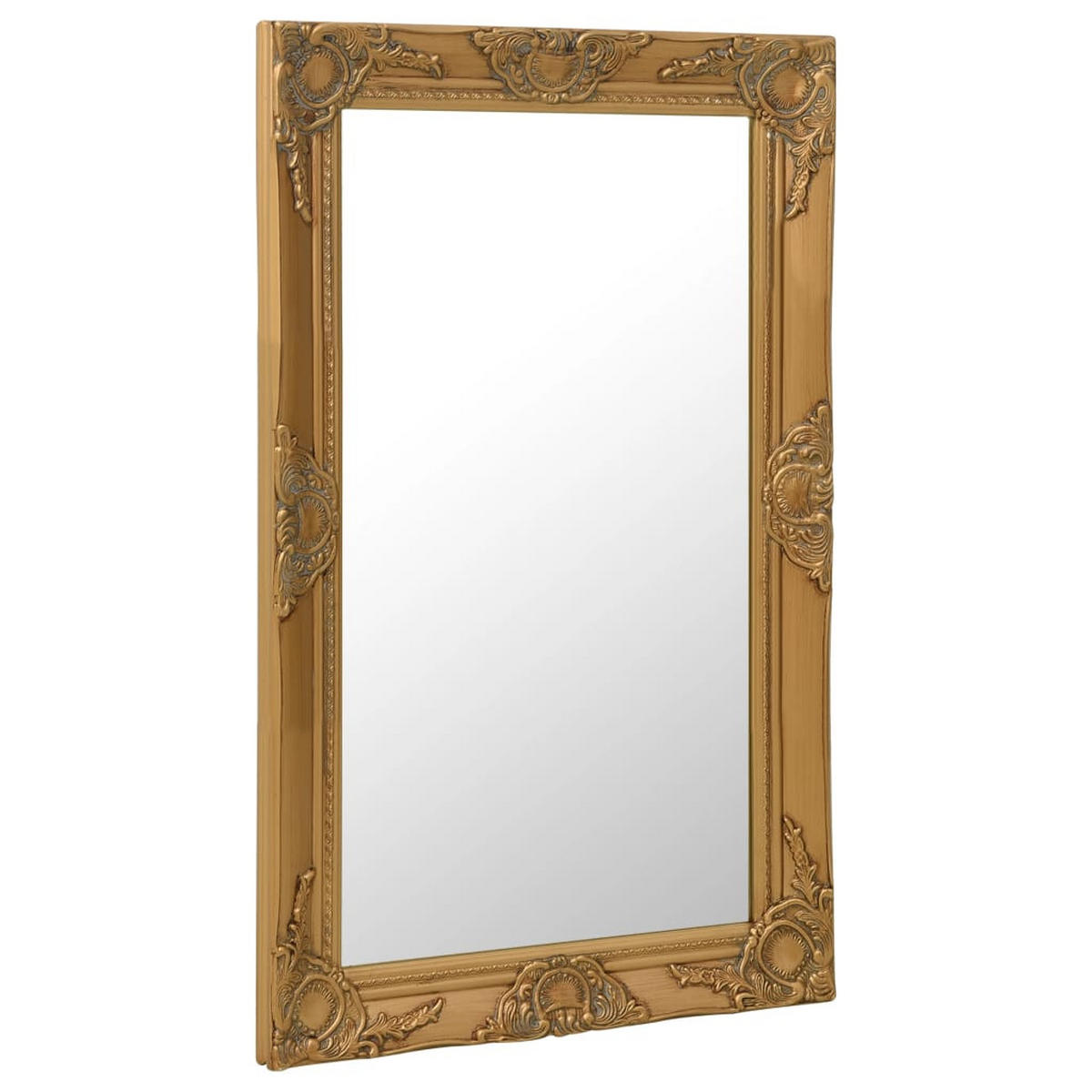 WANDSPIEGEL im Barock-Stil 50 x 80 cm Golden - Goldfarben, Holz (50/1/80cm) - furnicato