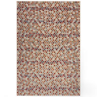 TEPPICH COQUET, mit Kreuz Muster, Rot-Bunt, 200 x 290 cm - Rot, Textil (200/290cm) - KADIMA DESIGN