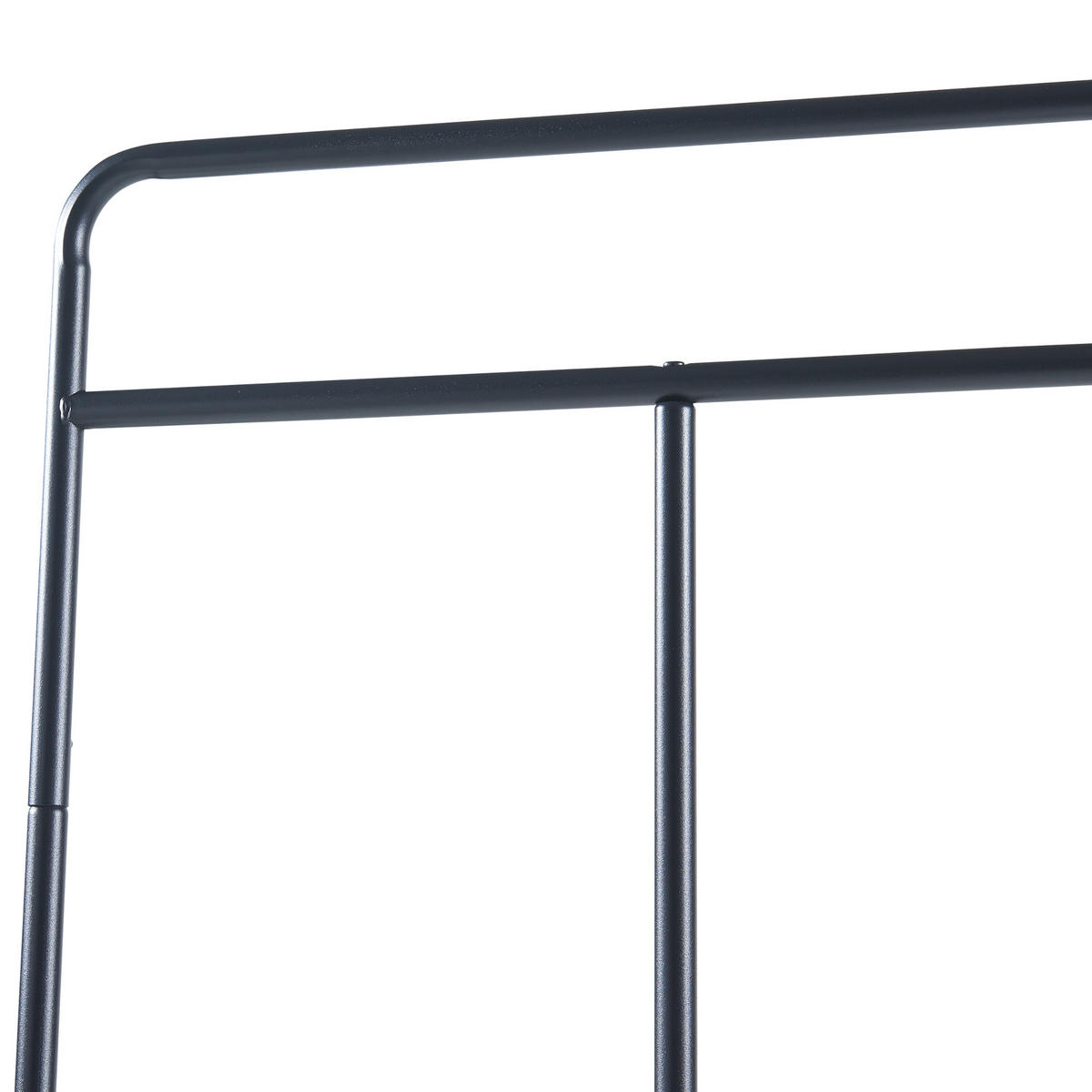 KLEIDERSTÄNDER Sandviken - Schwarz, Metall (63/166/48cm) - [en.casa]