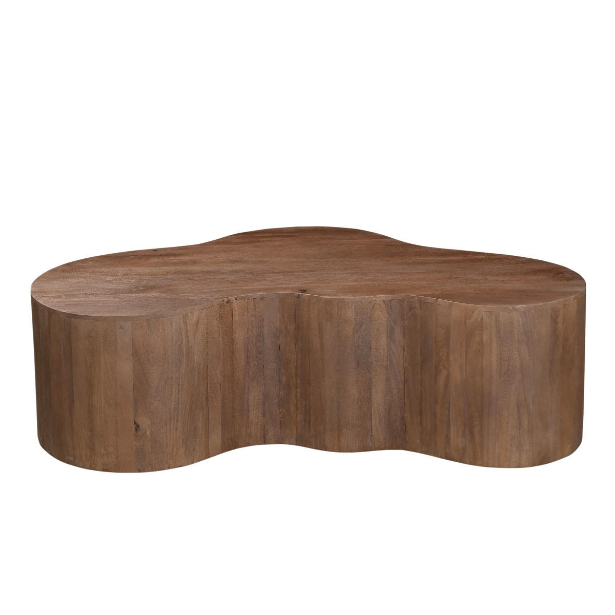 Giga Meubel Couchtisch Dunkelbraun 54x36x129 cm
