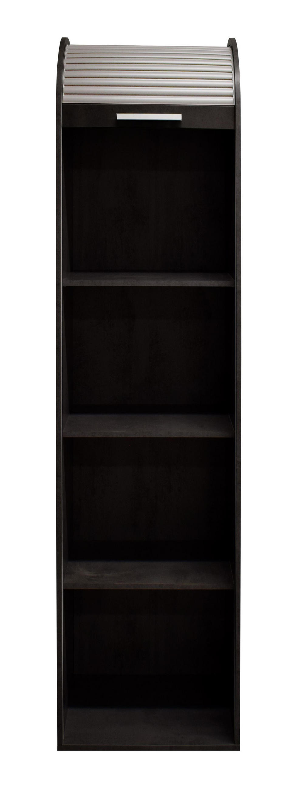 JALOUSIESCHRANK Eadi 46 x 44 x 192 Rollladenschrank Schwarzstahl/Weiß - Schwarz/Weiß, Holz (46/192/44cm) - 58aufmkessel