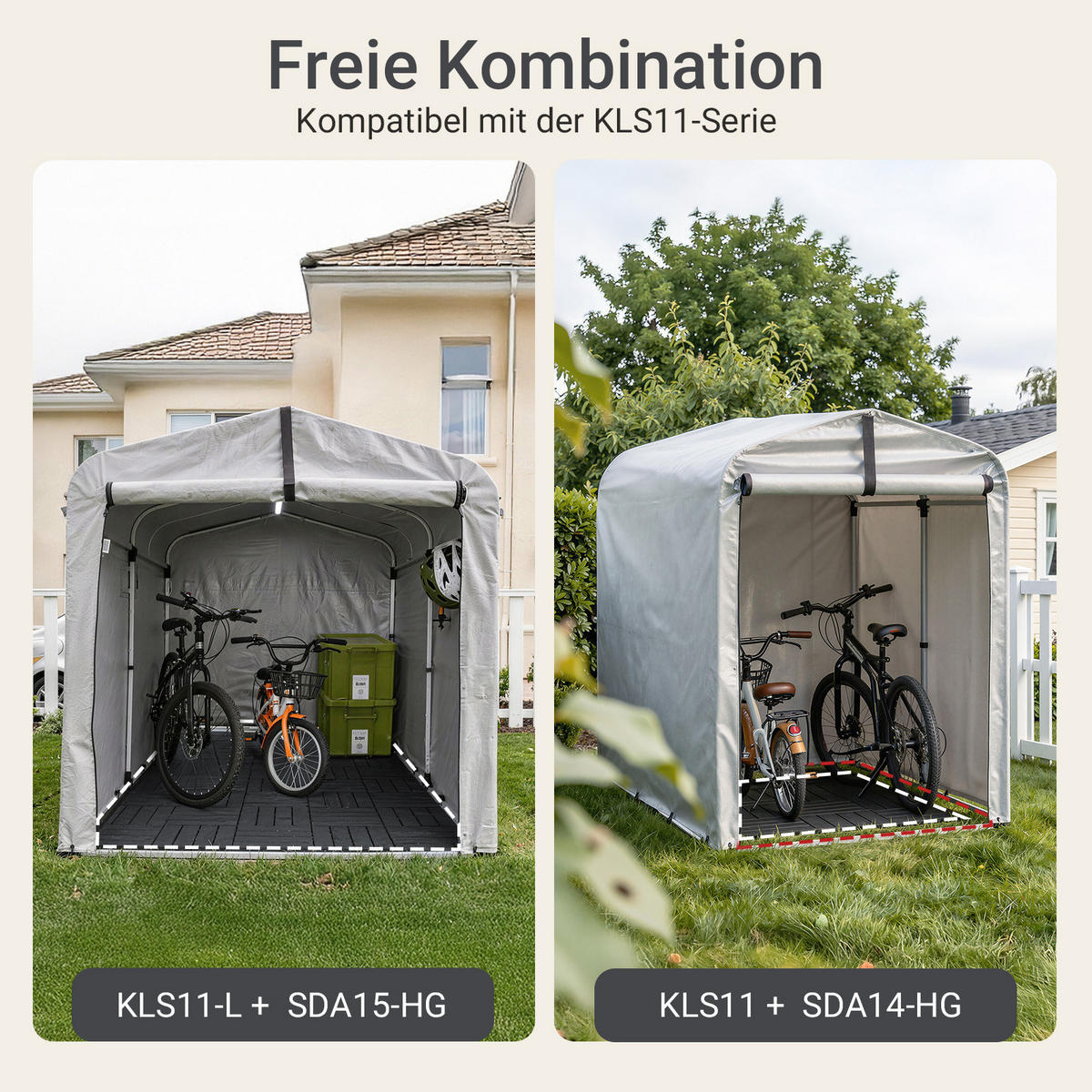 TERRASSENFLIESEN 15 Stück Grau 30.5x2x30.5 cm - Grau, Kunststoff (30.5/30.5/2cm) - SoBuy