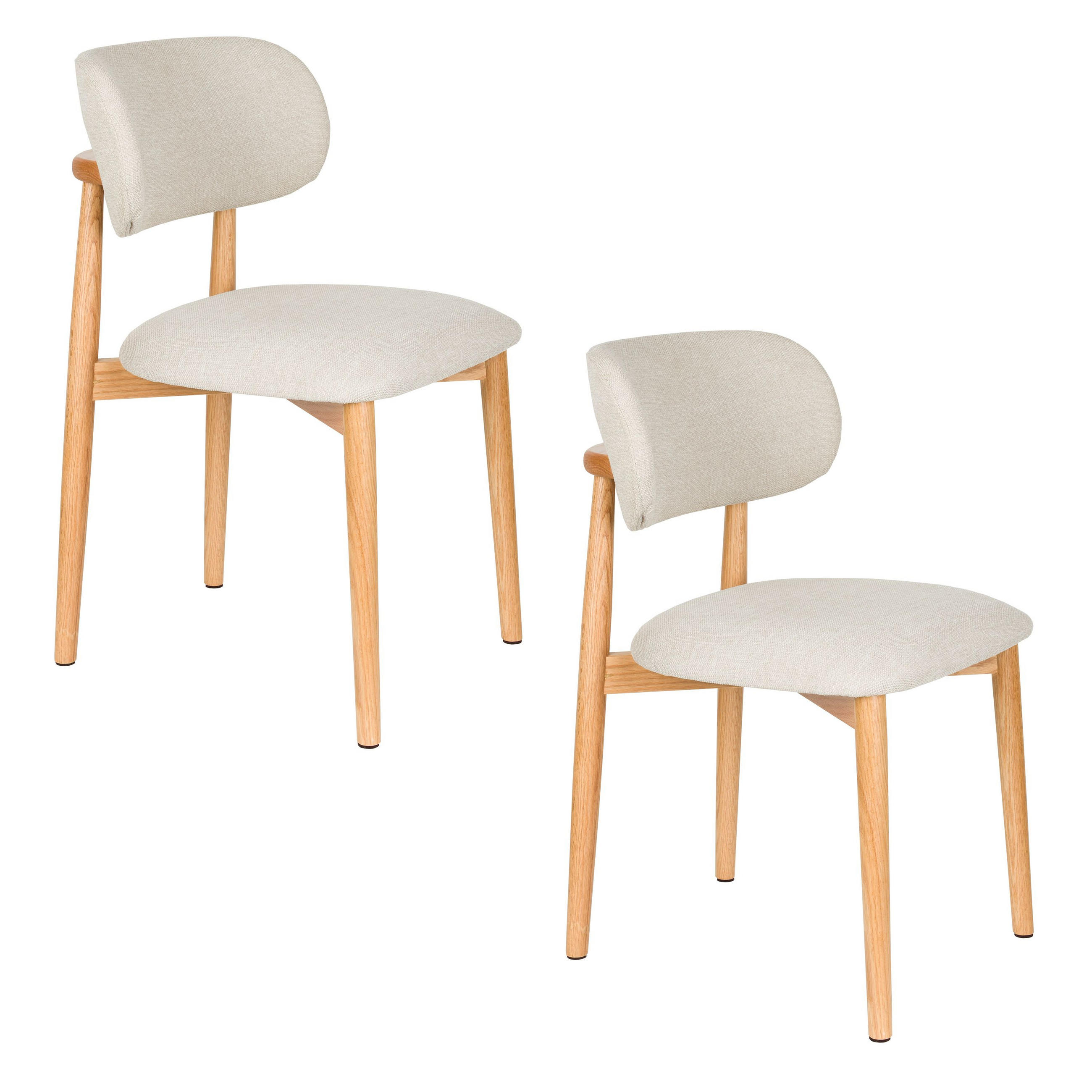 ESSZIMMERSTUHL Elle Beige - 2 er Set - Beige, Kunststoff (45.5/79.5/42.5cm) - Housecraft Living
