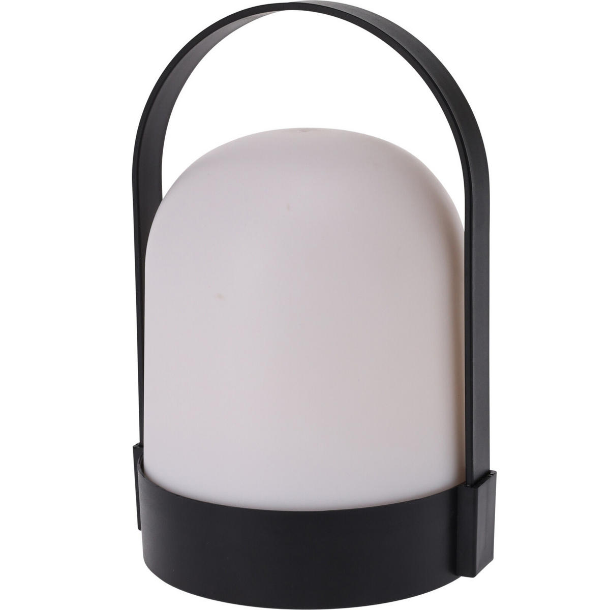 TISCHLAMPE Kunststoff 14,5/21 cm - Schwarz, Kunststoff (14.5/13/21cm)