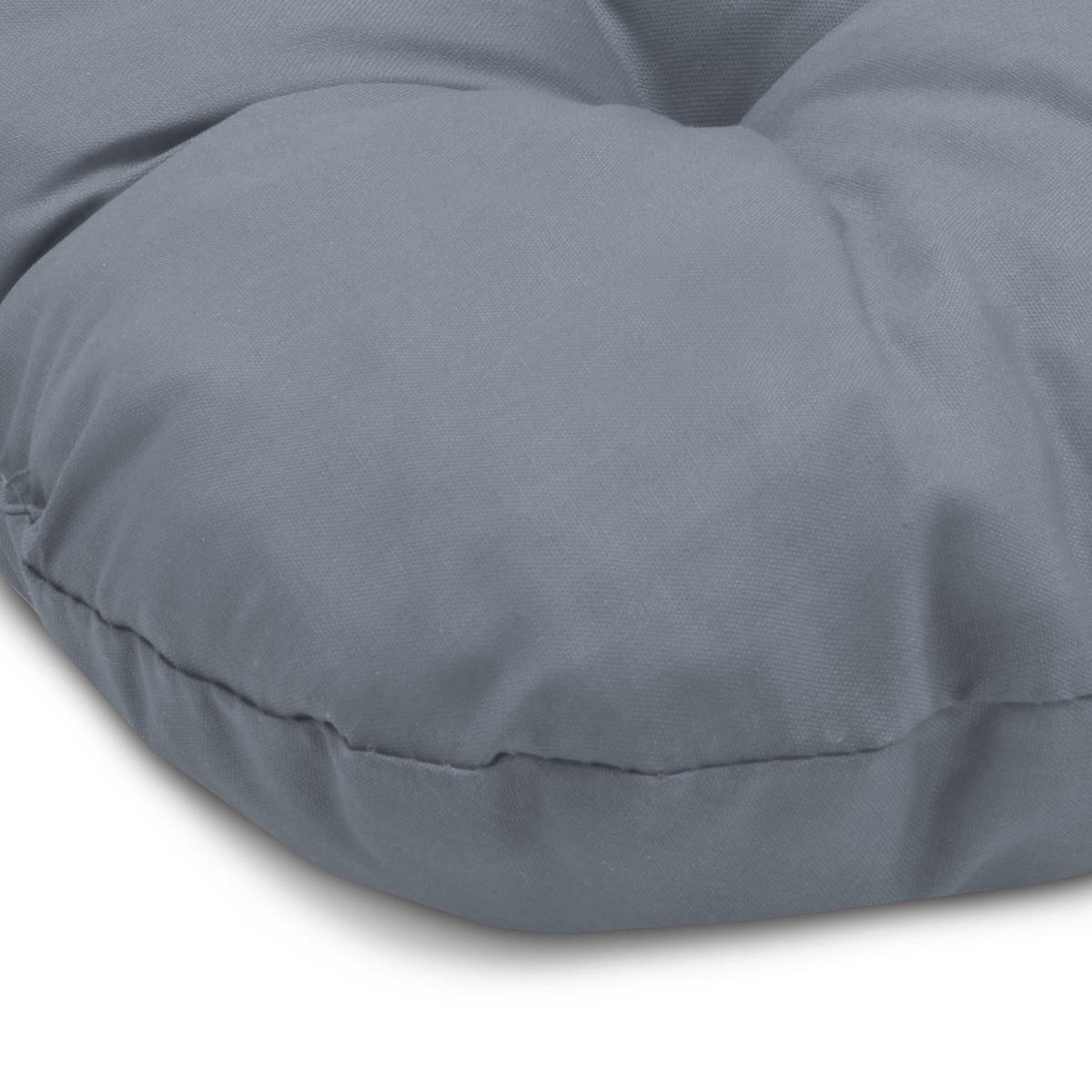 STUHLKISSEN Lisa 40/40/8 cm Grau 4tlg - Grau, Textil (40/40cm) - Beautissu 