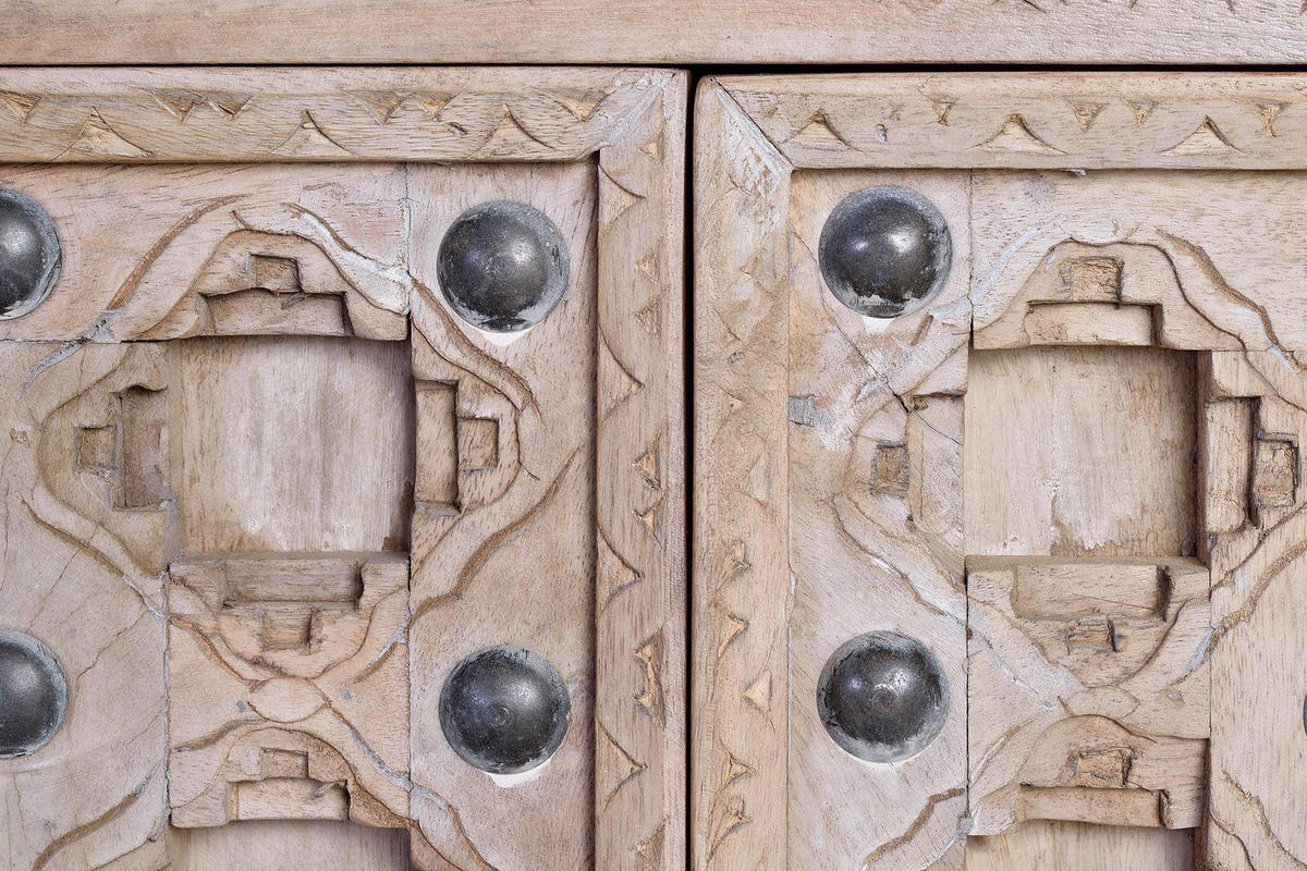 SIDEBOARD aus Mangoholz - Braun, Holz (40/92/190cm) - Giner y Colomer