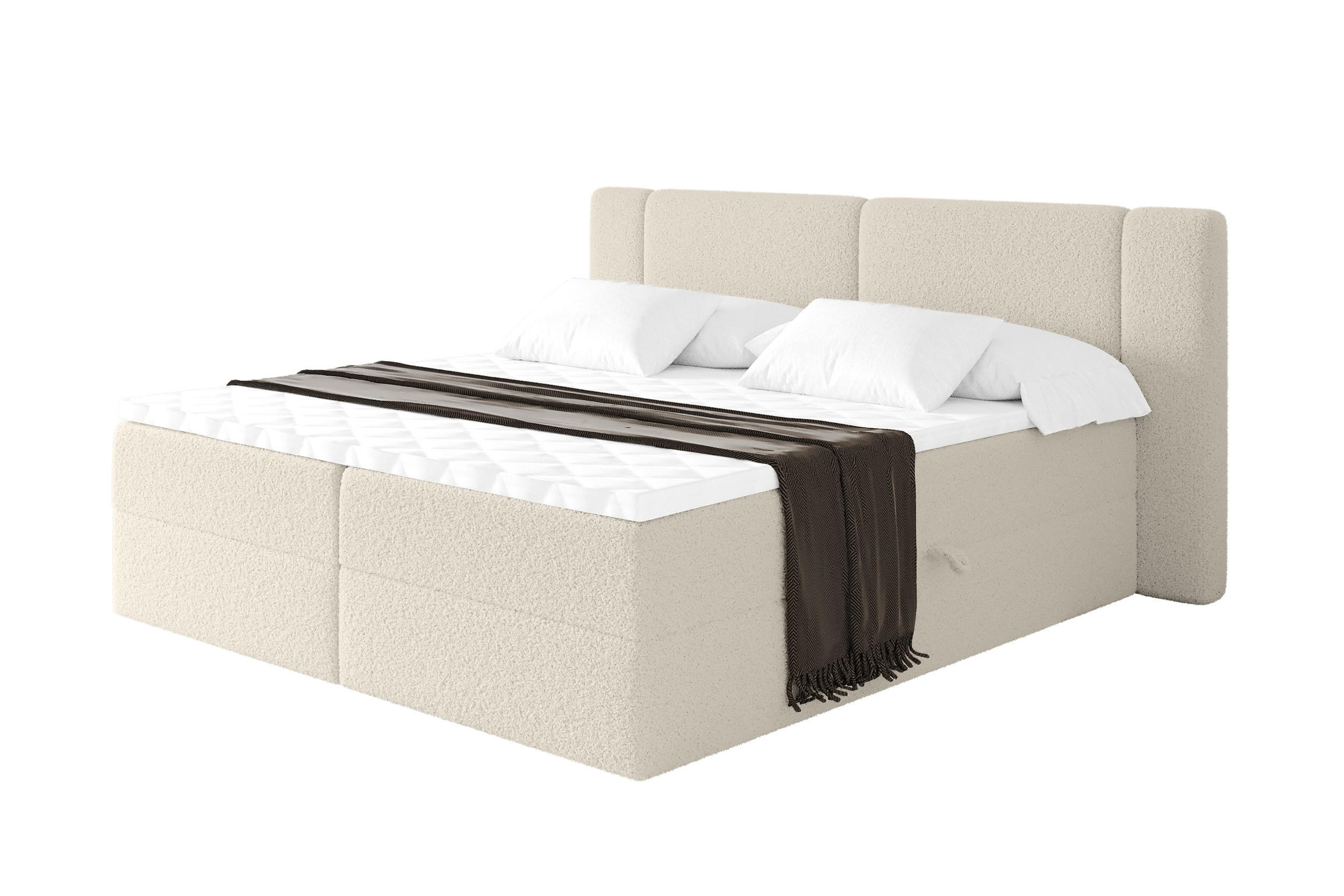 ALTDECOR POSTEL boxspring s matrací H3 - EVON - 120x200 cm Béžová