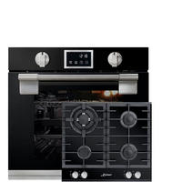 ELEKTRO-BACKOFEN 60 cm EH 6338 S + KCG 6380 Gas-kochfeld 60cm - Schwarz, Metall (59.4/59.4/55.6cm) - Kaiser Küchengeräte