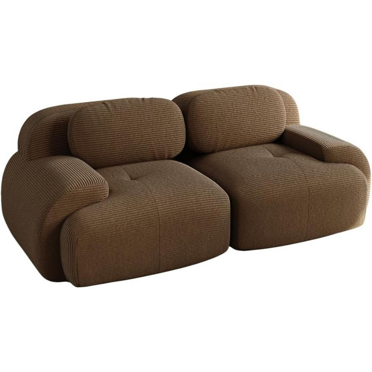 SCHLAFSOFA 3-in-1 Klappsofa Braun, 1 Stück, mit Kissen - Braun, Textil (65/75/78cm) - Kaket