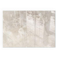 GLASPLATTE für Kamin 100x70 cm - Creme, Glas (100/70/0.4cm) - TULUP