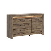 KOMODA Amaury Drvo - smeđa, drvni materijal (157/93/45cm) - Petits-meubles