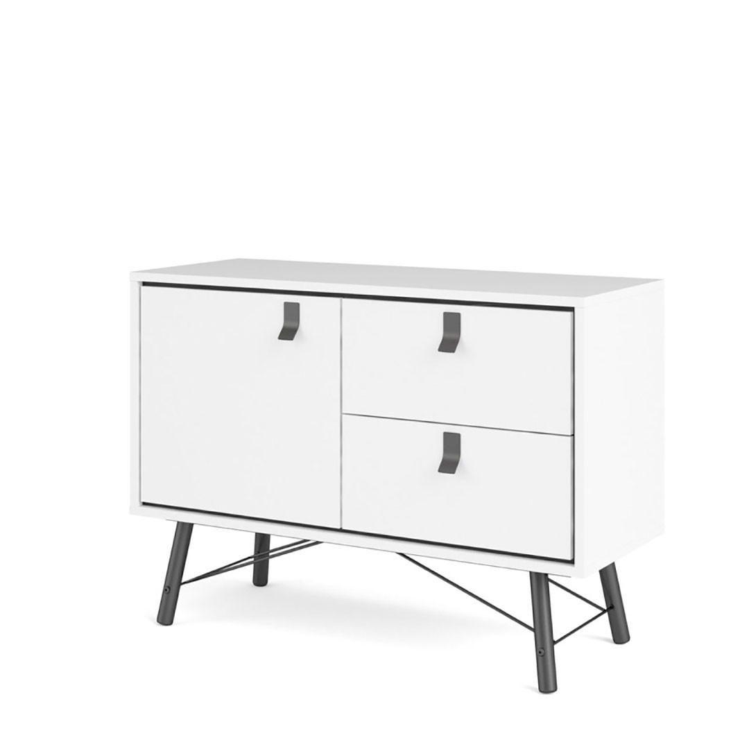 SIDEBOARD weiss - Weiß, Holzwerkstoff (40/72/102cm) - ebuy24