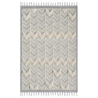 KURZFLOR-TEPPICH Valencia 920 Creme 200x290 cm - Blau/Creme, Textil (200/290cm) - carpet city