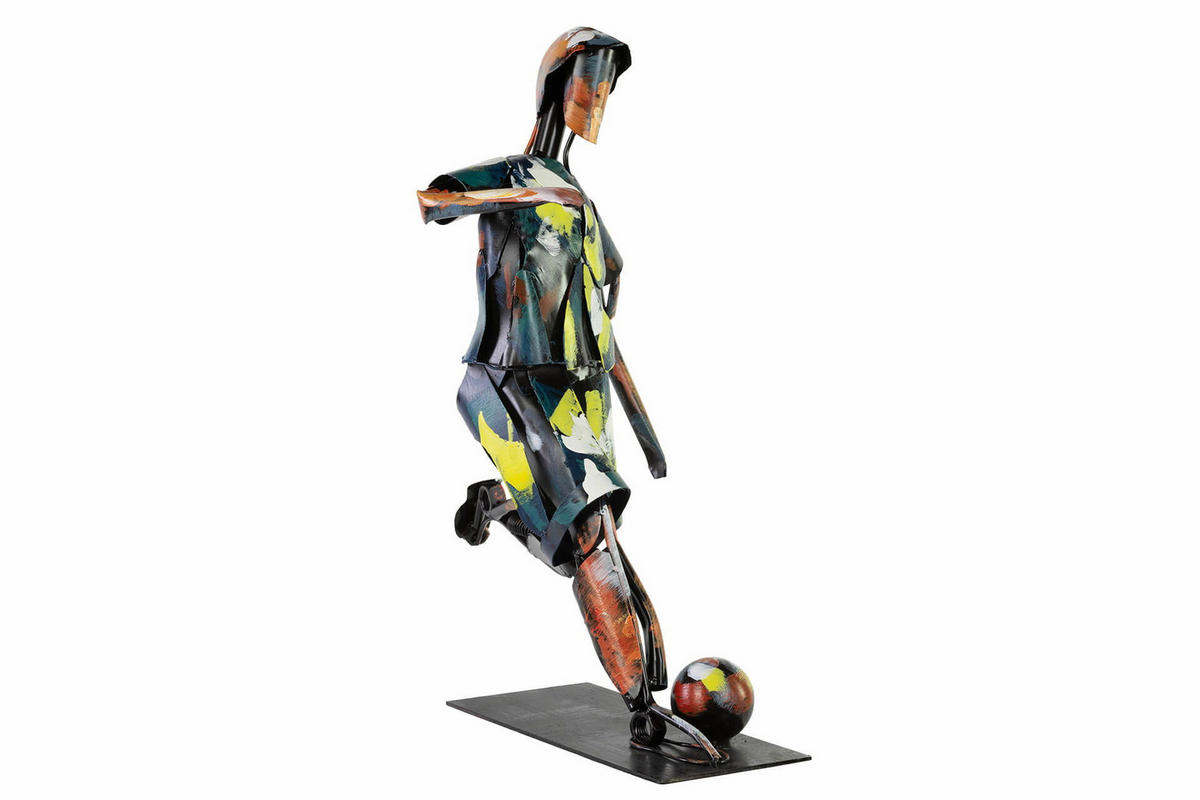 METALLSKULPTUR Bunt 60/60 cm - Multicolor, Metall (1.5/60/35cm) - KUNSTLOFT