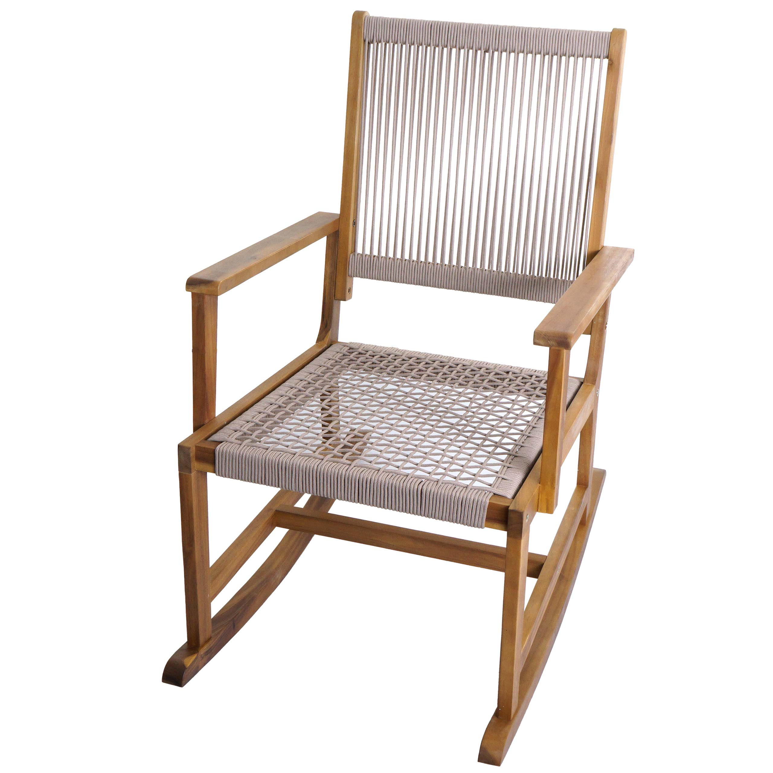 SCHAUKELSTUHL Beige - Beige, Holz (65/102/92cm) - MCW